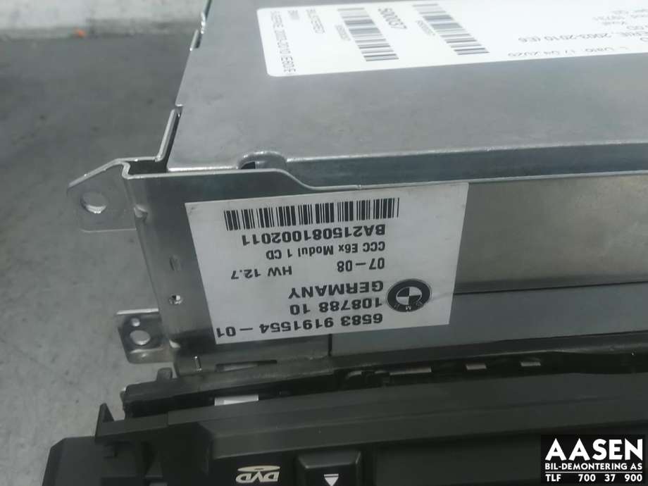 Bilstereo til BMW 5-Serie 2003-2010 (E60/E61) (E60/E61) (65 83 9 156 230|)