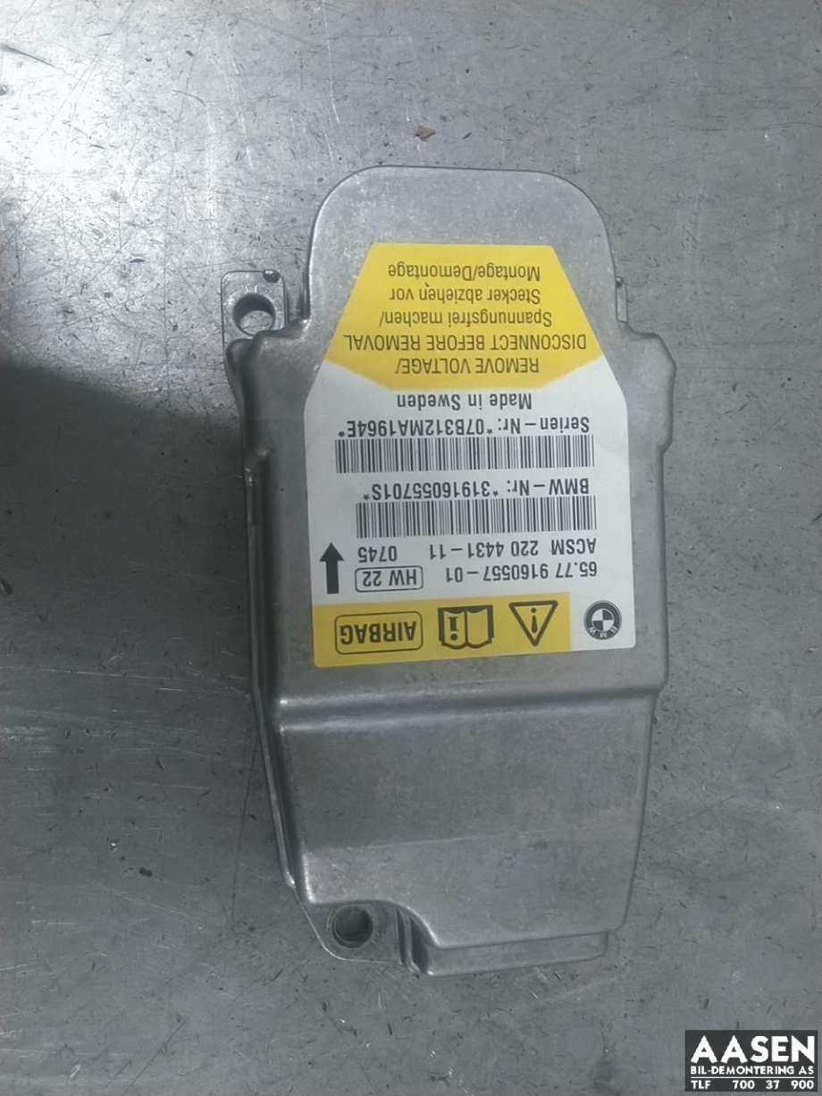 Airbag elektronikk til BMW 5-Serie, 2003-2010 (E60/E61) (E60/E61) 