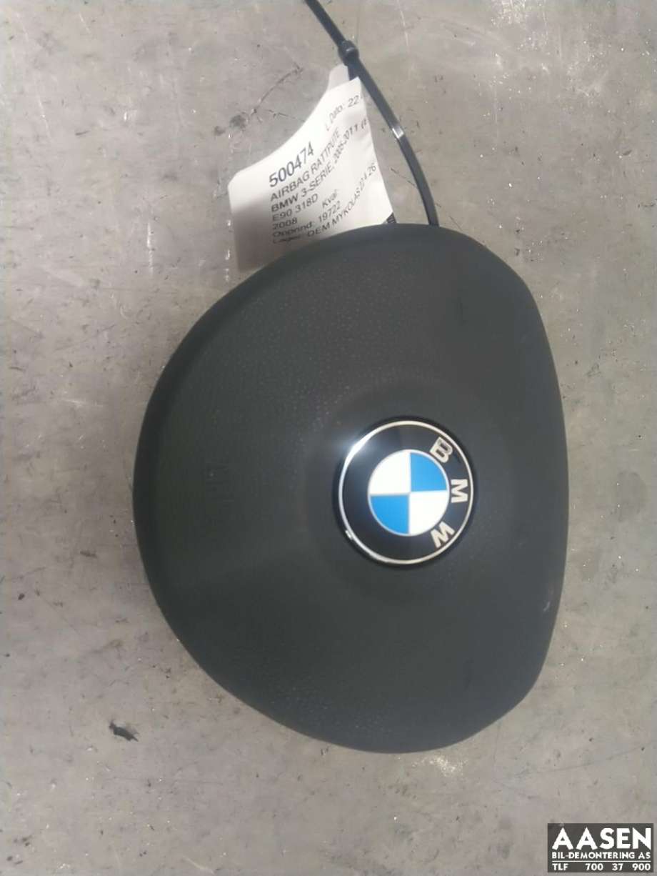 Airbag rattpute til BMW 3-Serie, 2005-2011 (E90/E91/E92/E93) (E90/E91/E92/E93) 