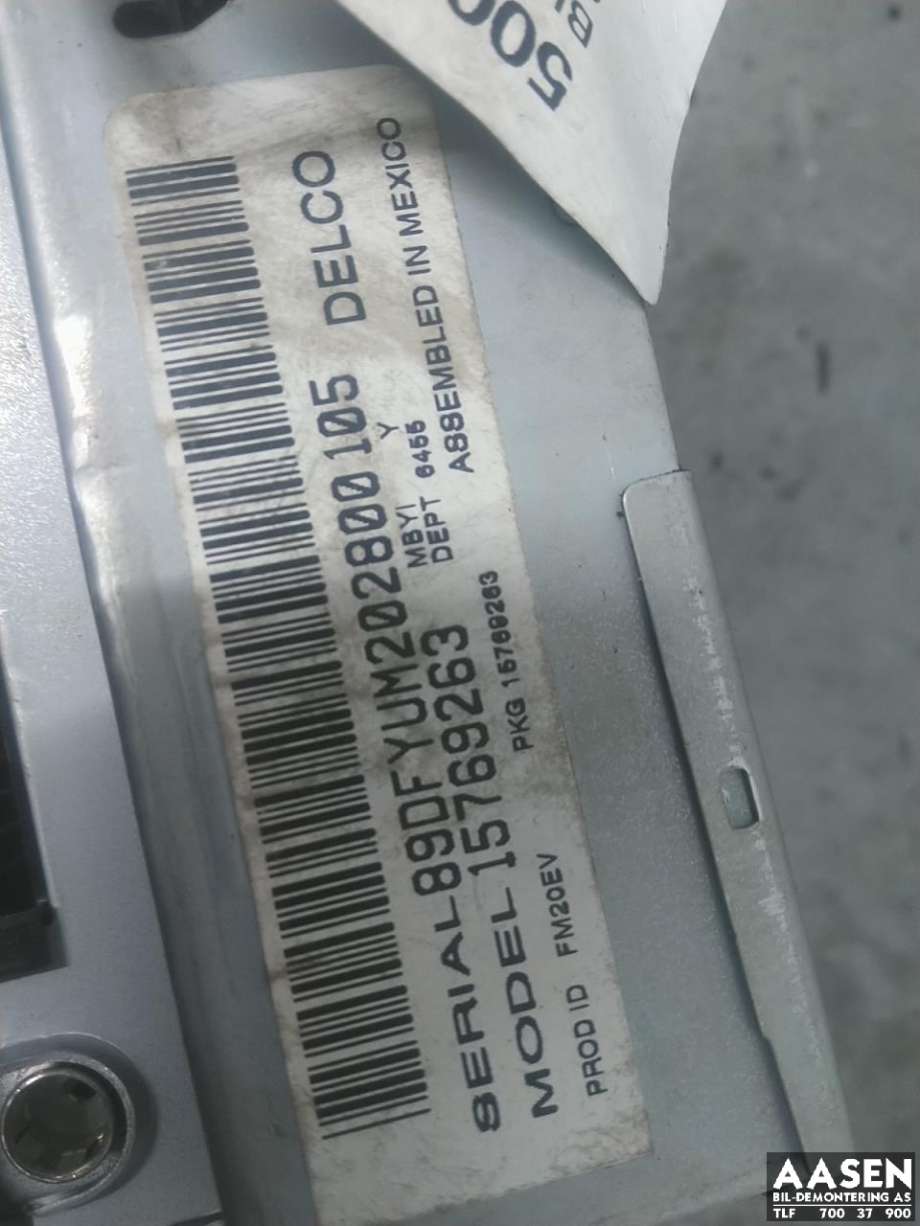 Bilstereo til Chevrolet Tahoe 2001-2005 (Type II)  