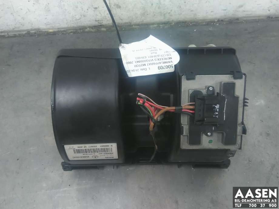 Varmeapparat motor til Mercedes Vito/Viano, 2004-2010 (Fase 1) (W639) (W639) 