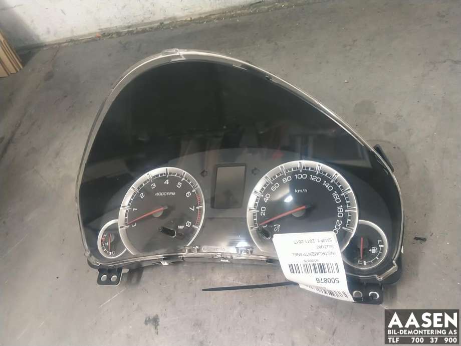 Instrumentpanel til Suzuki Swift, 2011-2017