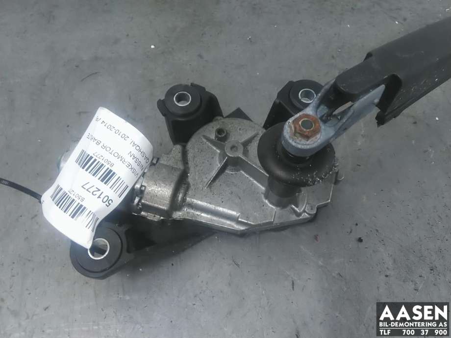 Viskermotor bakrute til Nissan Qashqai, 2010-2014 (Type I, Fase 2)
