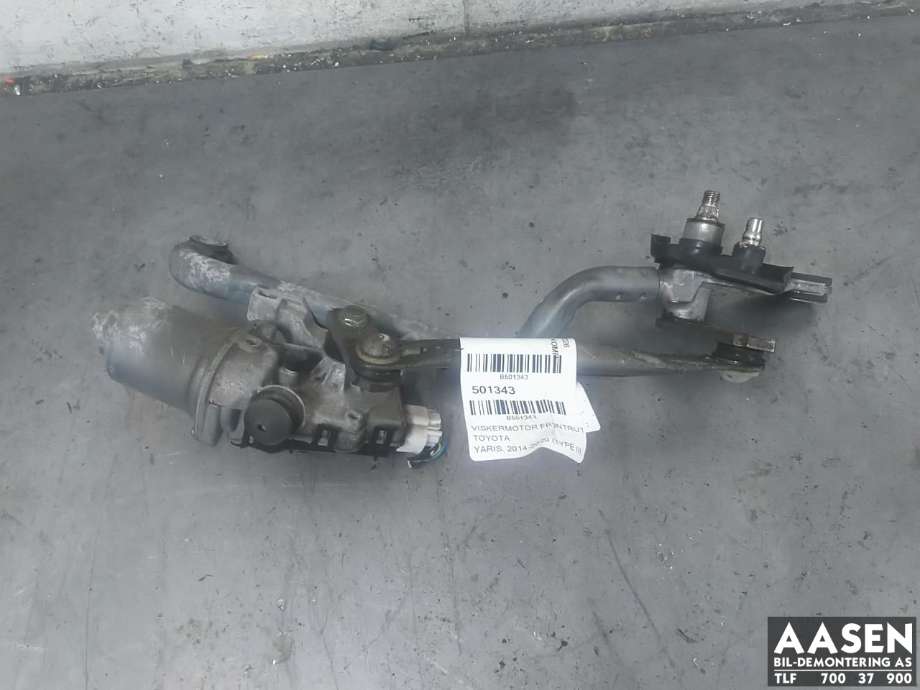 Viskermotor frontrute komplett m/overføring til Toyota Yaris 2014-2020 (Type III, Fase 2)