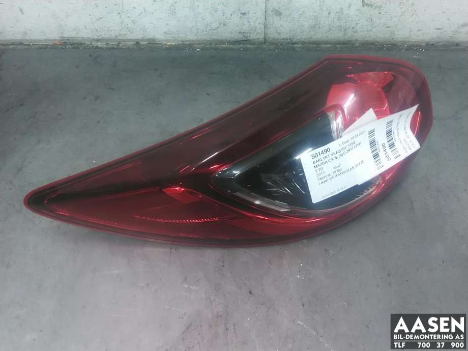 Baklykt venstre ytre til Mazda CX-5, 2012-2017 (Type I)  
