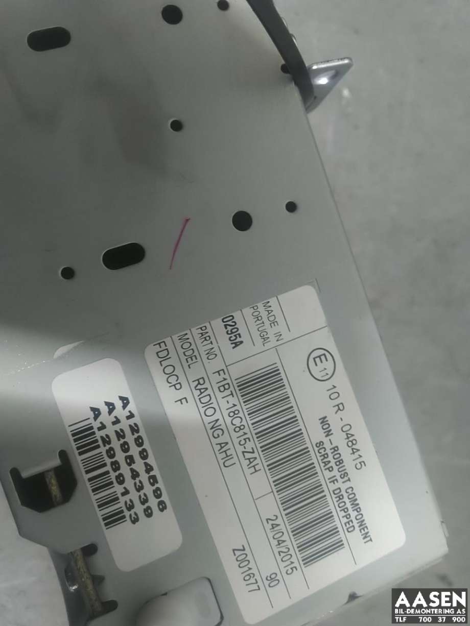 Bilstereo til Ford Focus 2014-2018 (Type III, Fase 2)