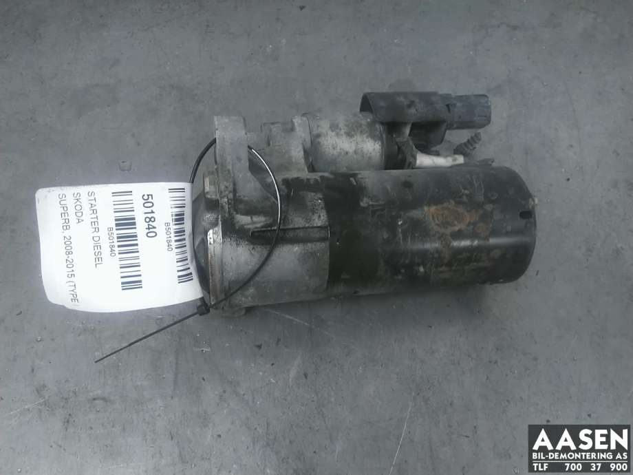 Starter diesel til Škoda Superb, 2008-2015 (Type II)  