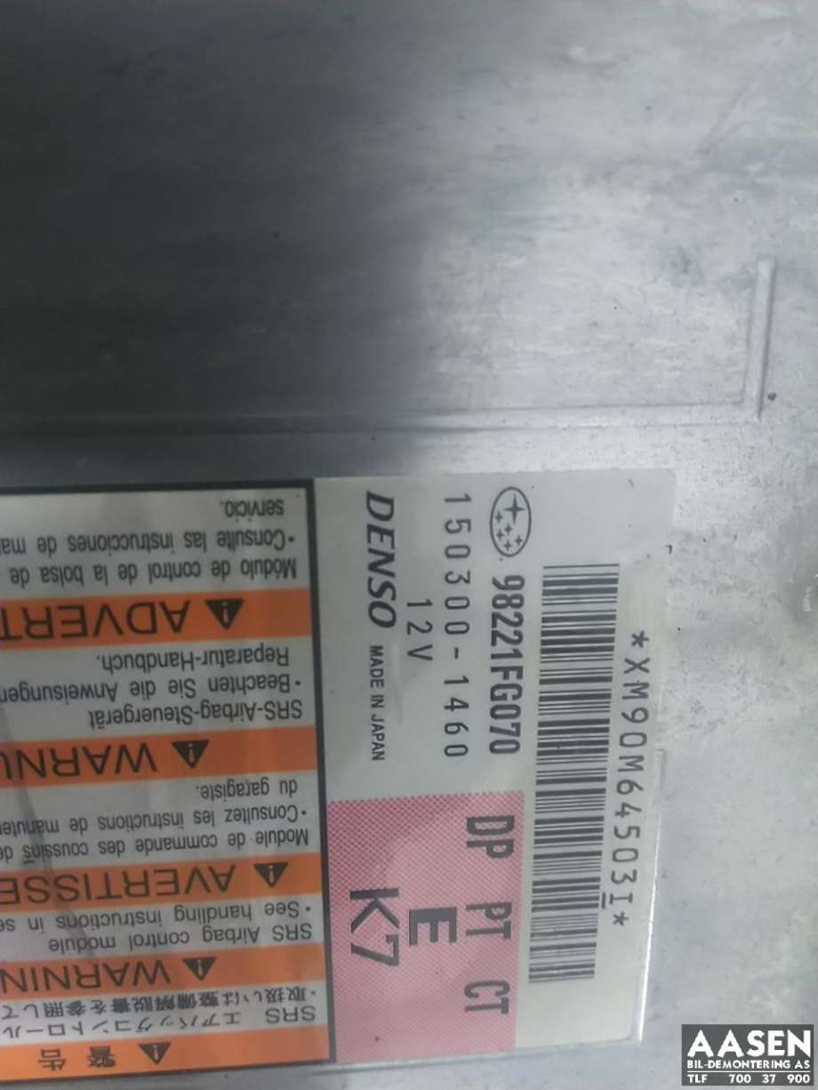 Airbag elektronikk til Subaru Impreza 2008-2012 (Type III)