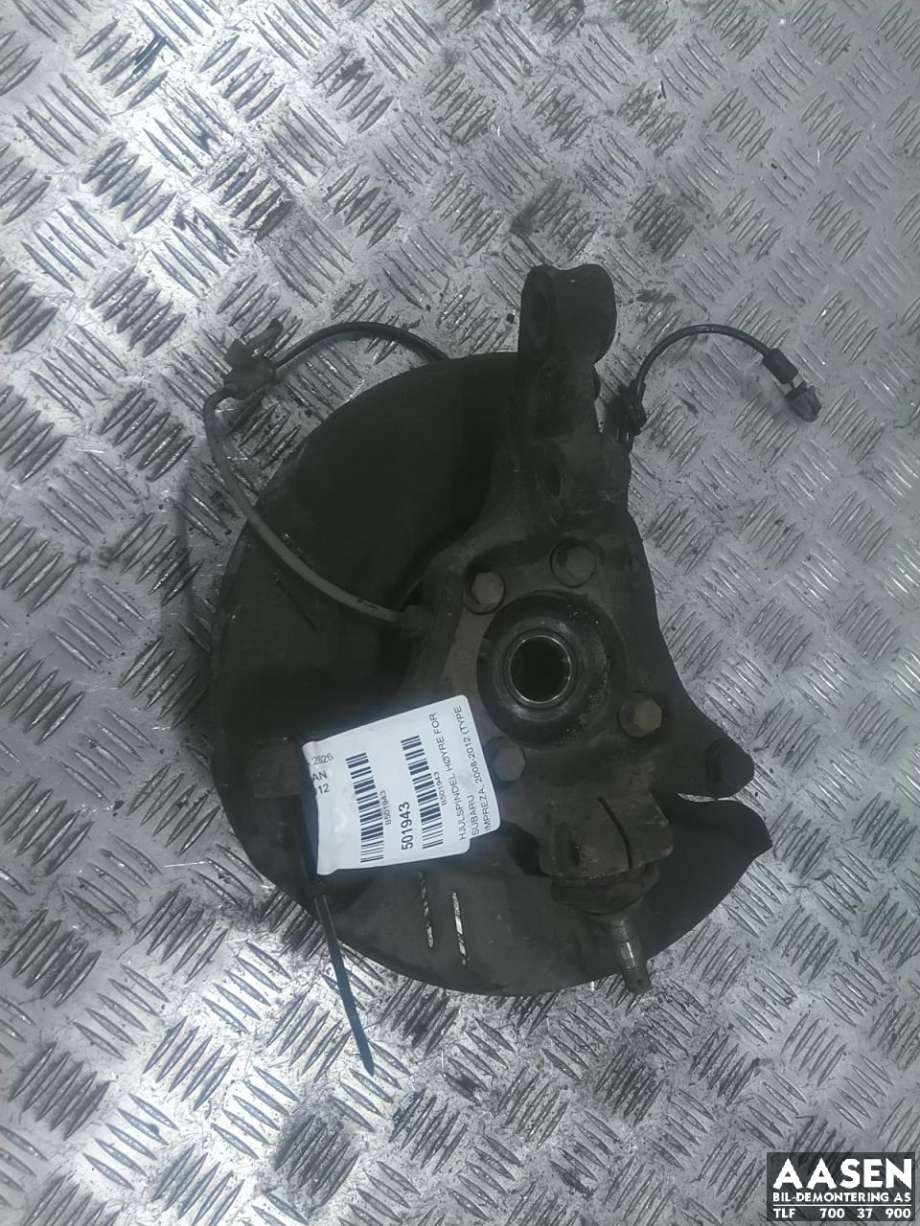 Hjulspindel høyre foran til Subaru Impreza, 2008-2012 (Type III)  