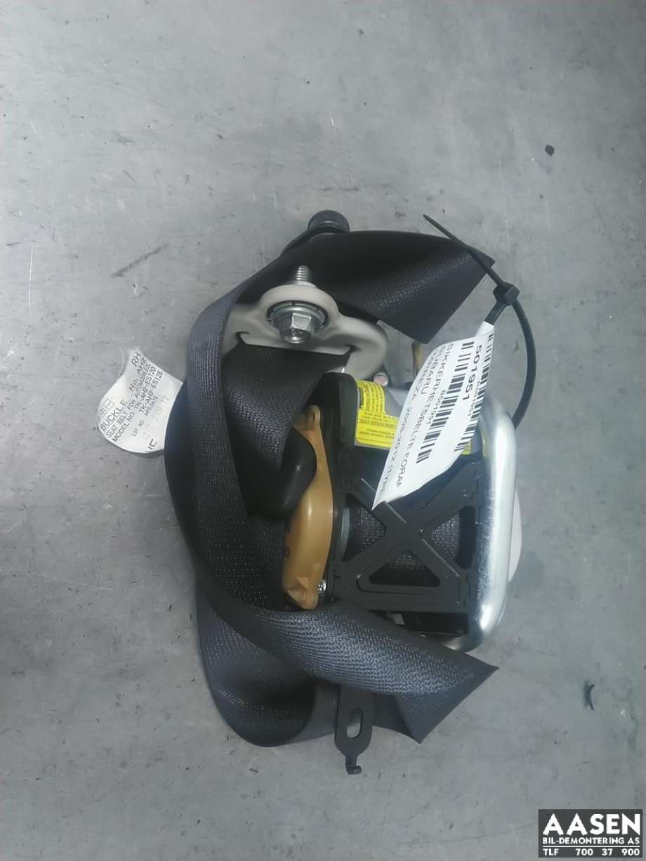 Sikkerhetsbelte foran høyre til Subaru Impreza, 2008-2012 (Type III)  