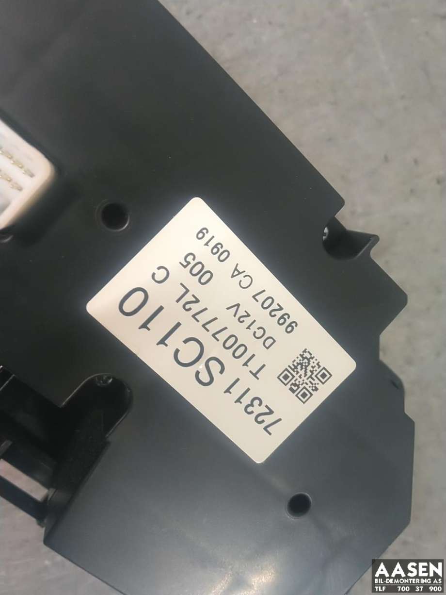 Varmeapparat betjening til Subaru Impreza 2008-2012 (Type III)  
