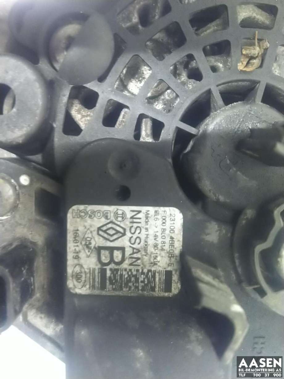 Dynamo diesel til Nissan Qashqai 2014-2021 (Type II)  