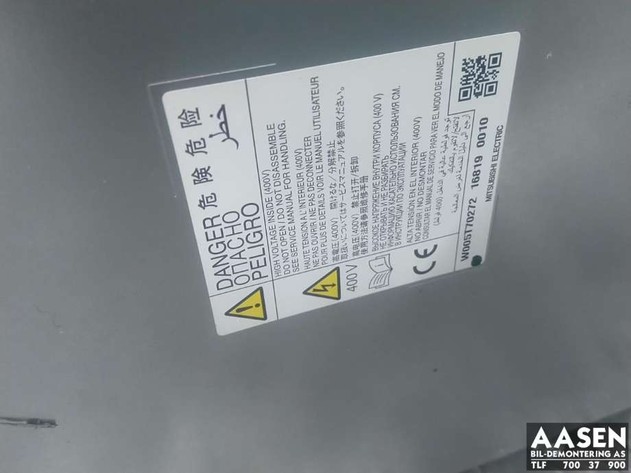 Batterilader (OBC - On Board Charger) til Mitsubishi Outlander 2015-->> (Type III, Fase 2)