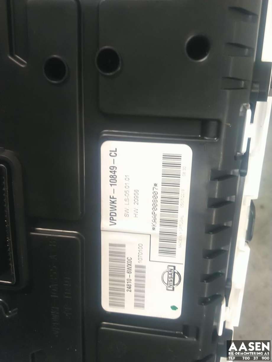 Instrumentpanel til Nissan E-NV200 2014-->>  