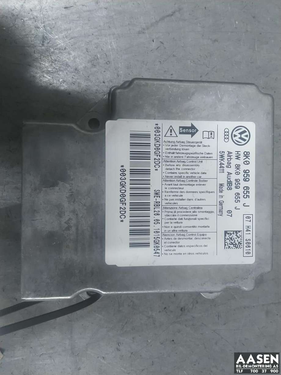 Airbag elektronikk til Audi A5 2007-2016 (Type I)