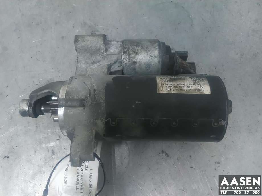 Starter diesel til Audi A4, 2007-2014 (Type IV) (B8) (B8) 