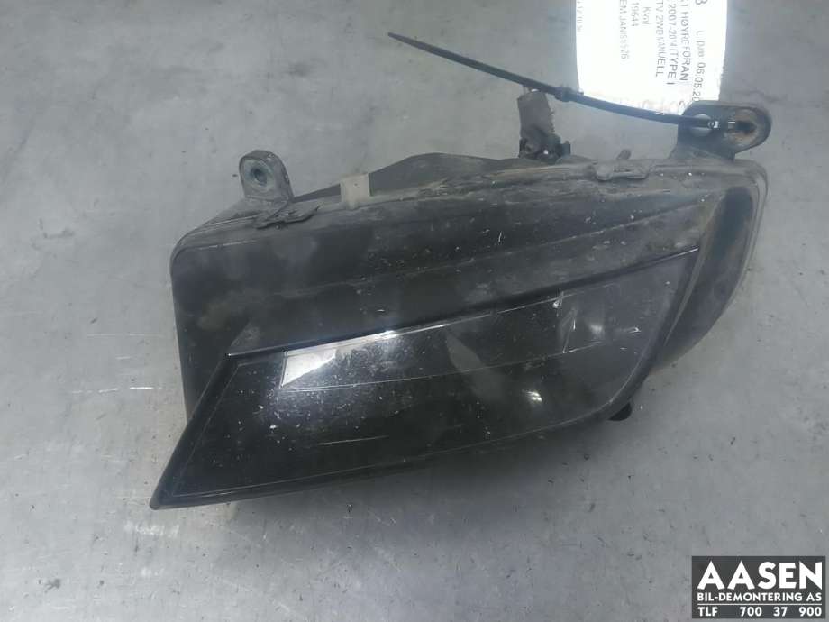 Tåkelykt høyre foran til Audi A4, 2007-2014 (Type IV) (B8) (B8) 