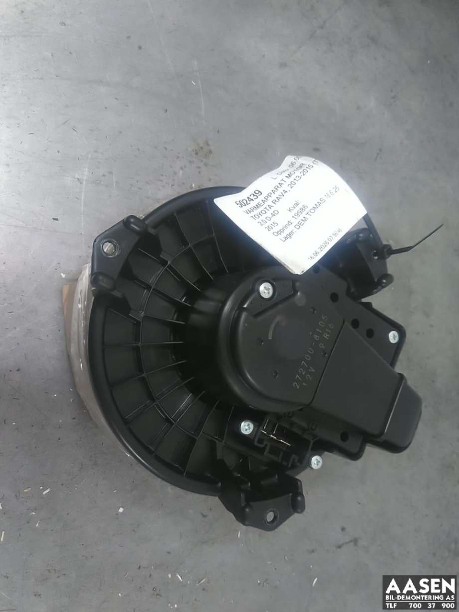 Varmeapparat motor til Toyota RAV4, 2013-2015 (Type IV, Fase 1)