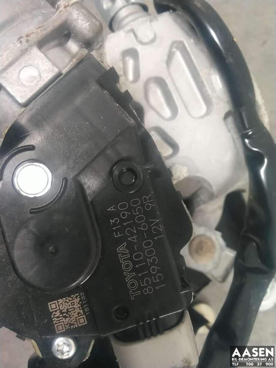 Viskermotor frontrute komplett m/overføring til Toyota RAV4 2013-2015 (Type IV, Fase 1)