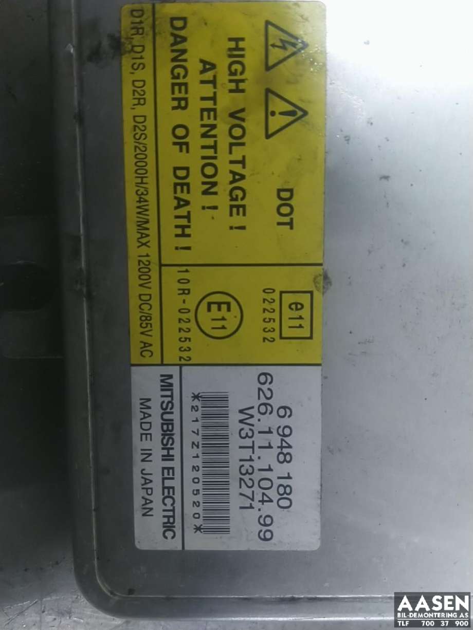 Styreenhet xenon/ballast til Volvo V70 2007-2013 (Type III, Fase 1)  
