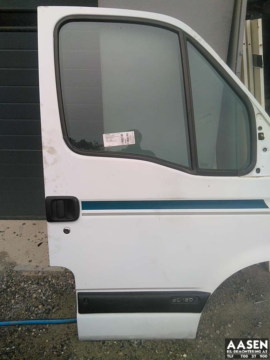 Dør høyre 2dørs til Renault Master, 2002-2010 (Type II, Fase 2)