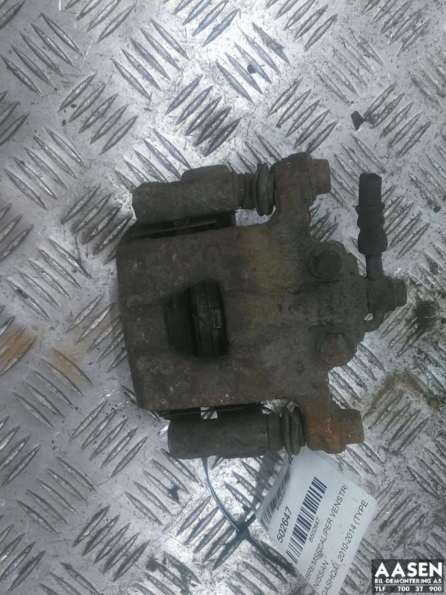Bremsecaliper venstre bak til Nissan Qashqai, 2010-2014 (Type I, Fase 2)  