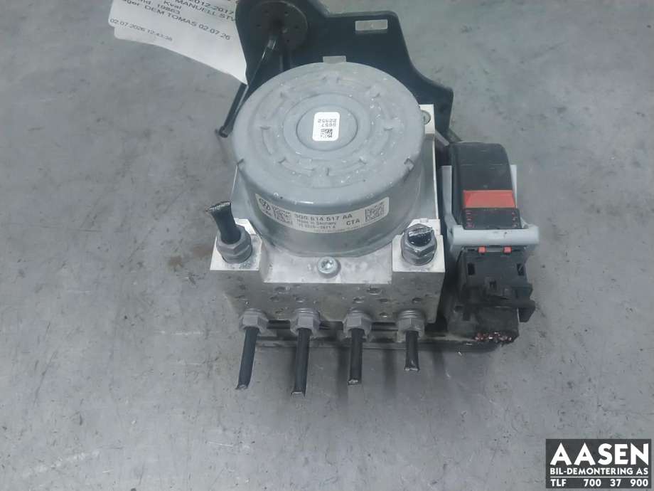 ABS sentral til VW Golf VII, 2012-2017 (Fase 1) (3Q0 614 517 AF)