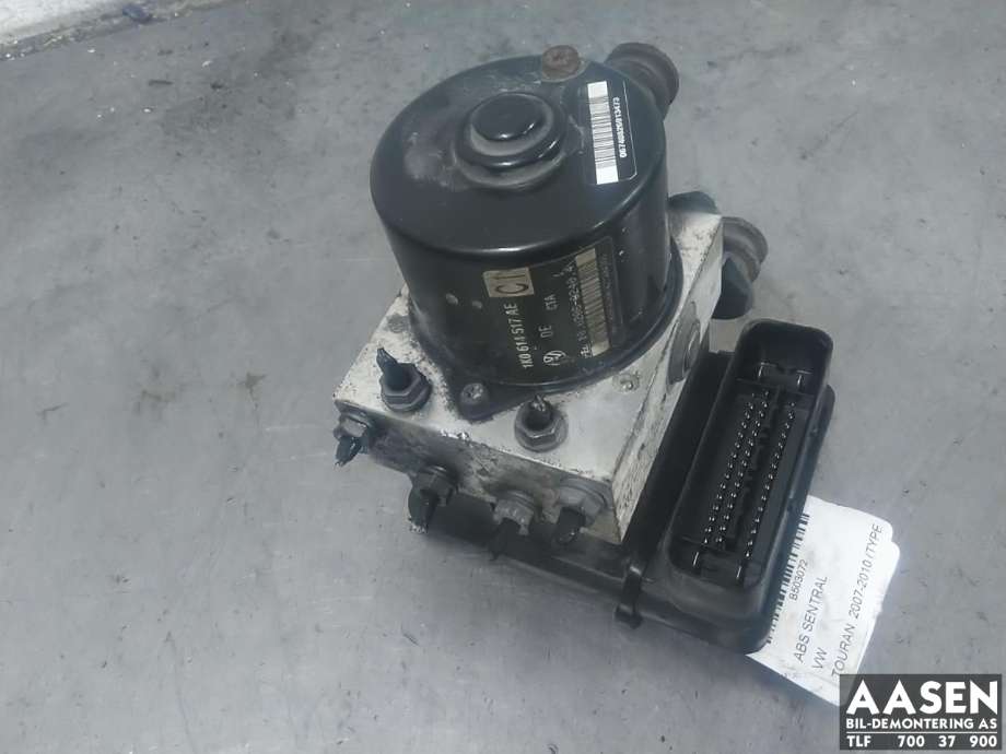 ABS sentral til VW Touran, 2007-2010 (Type I, Fase 2) (1K0 614 517 AE)