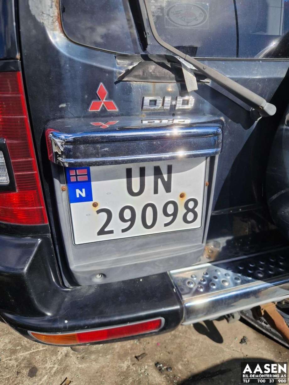 Refleksplate til Mitsubishi Pajero 2000-2006 (Type III)