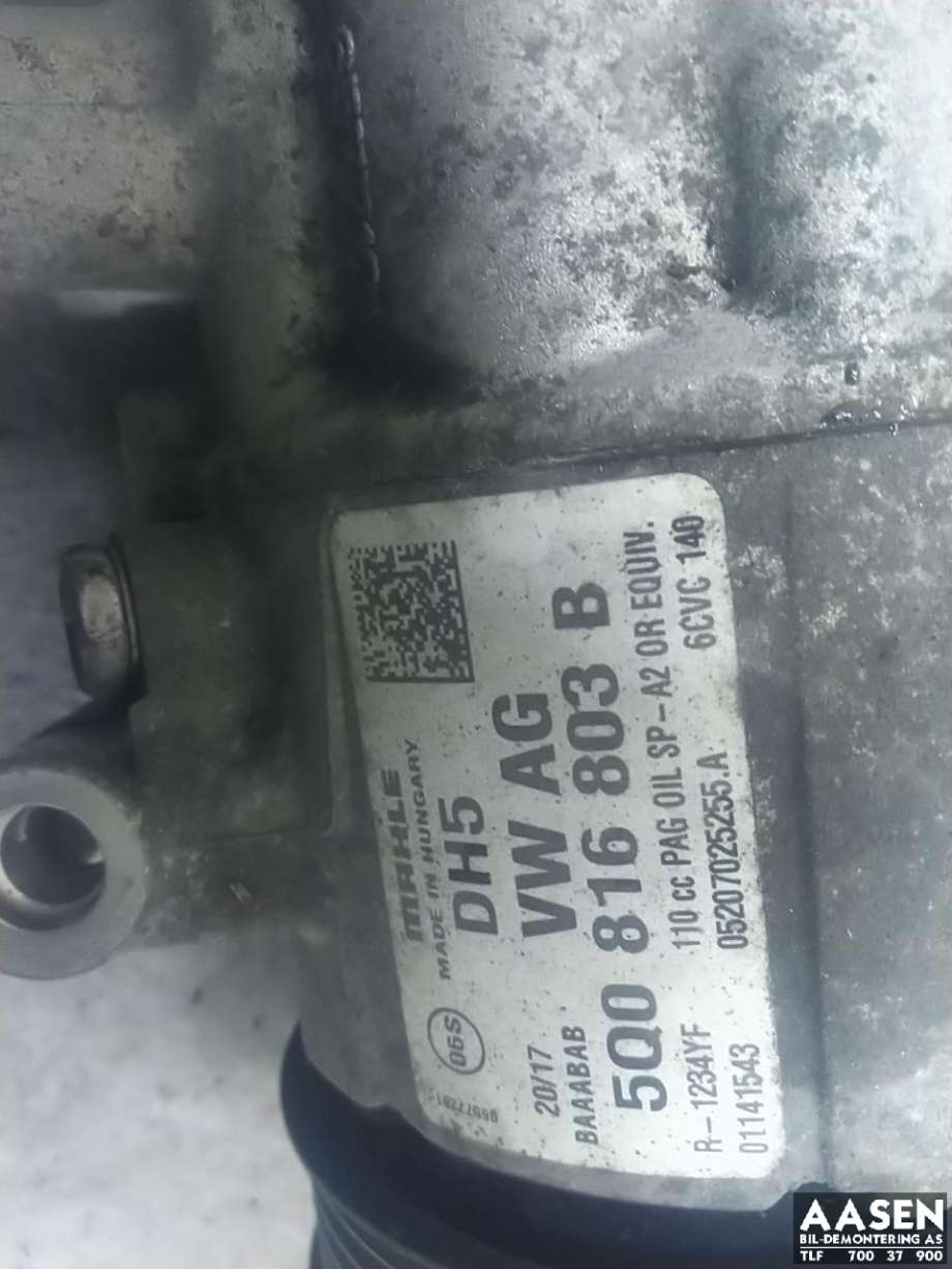 Aircondition kompressor til VW Touran 2015-2021 (Type II)  