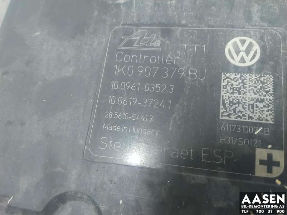 ABS sentral til Škoda Superb 2008-2015 (Type II)  (1K0 614 517 DE|)