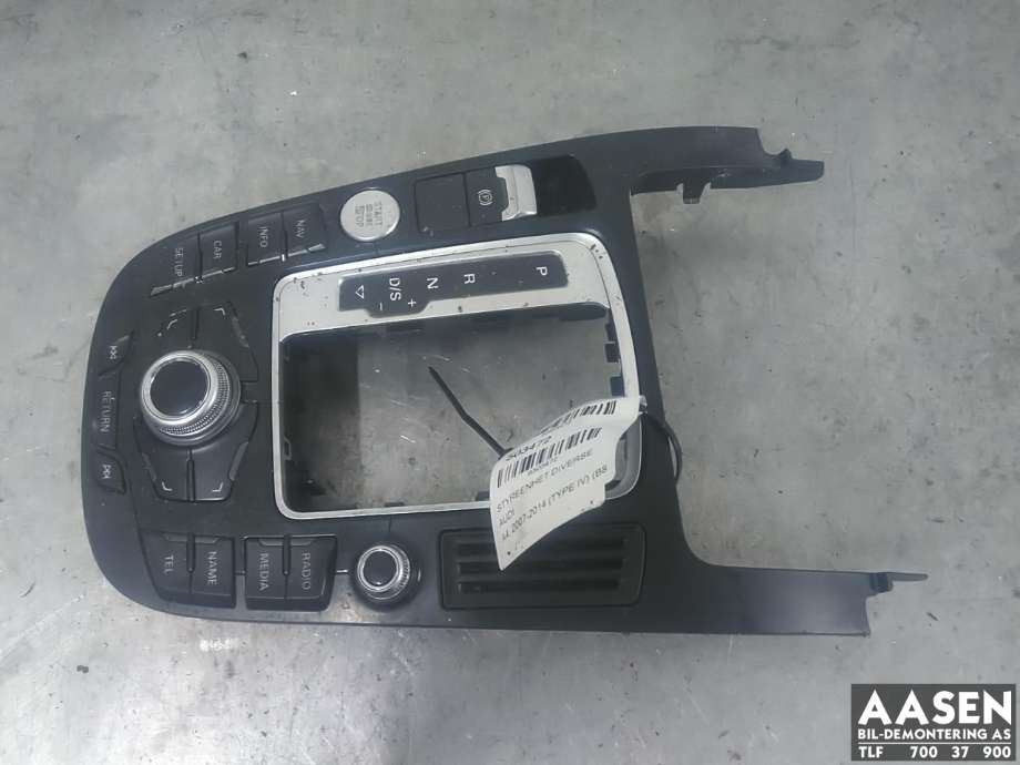 Styreenhet diverse til Audi A4, 2007-2014 (Type IV) (B8) (B8) 