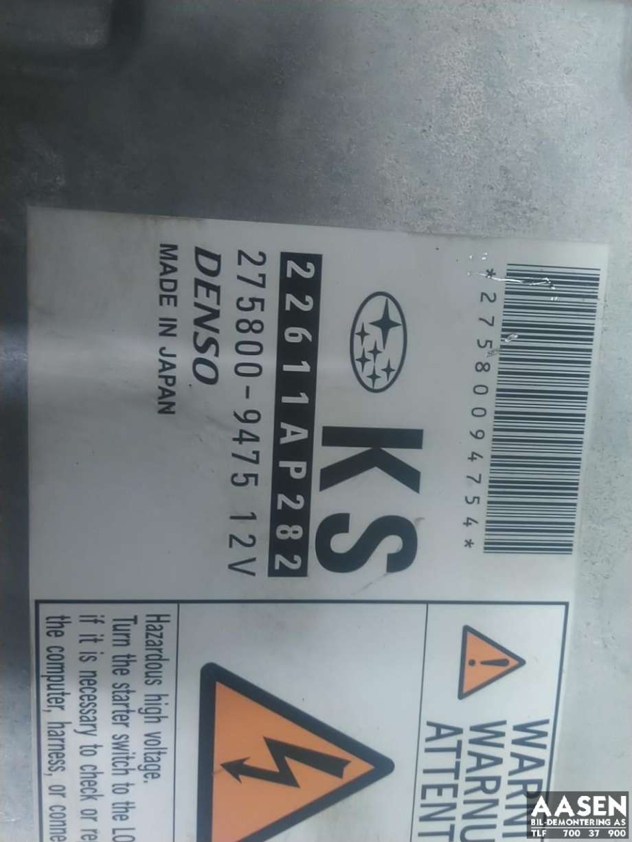 Styreenhet diverse til Subaru Impreza 2008-2012 (Type III)  
