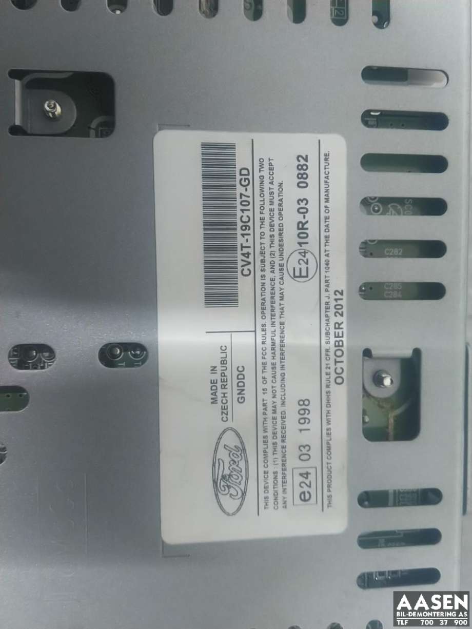 Bilstereo til Ford Kuga 2013-2019  