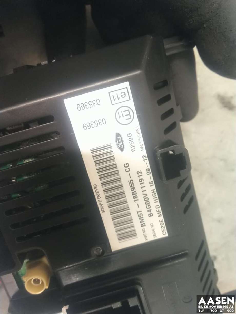 Bilstereo navigasjon til Ford Kuga 2013-2019  
