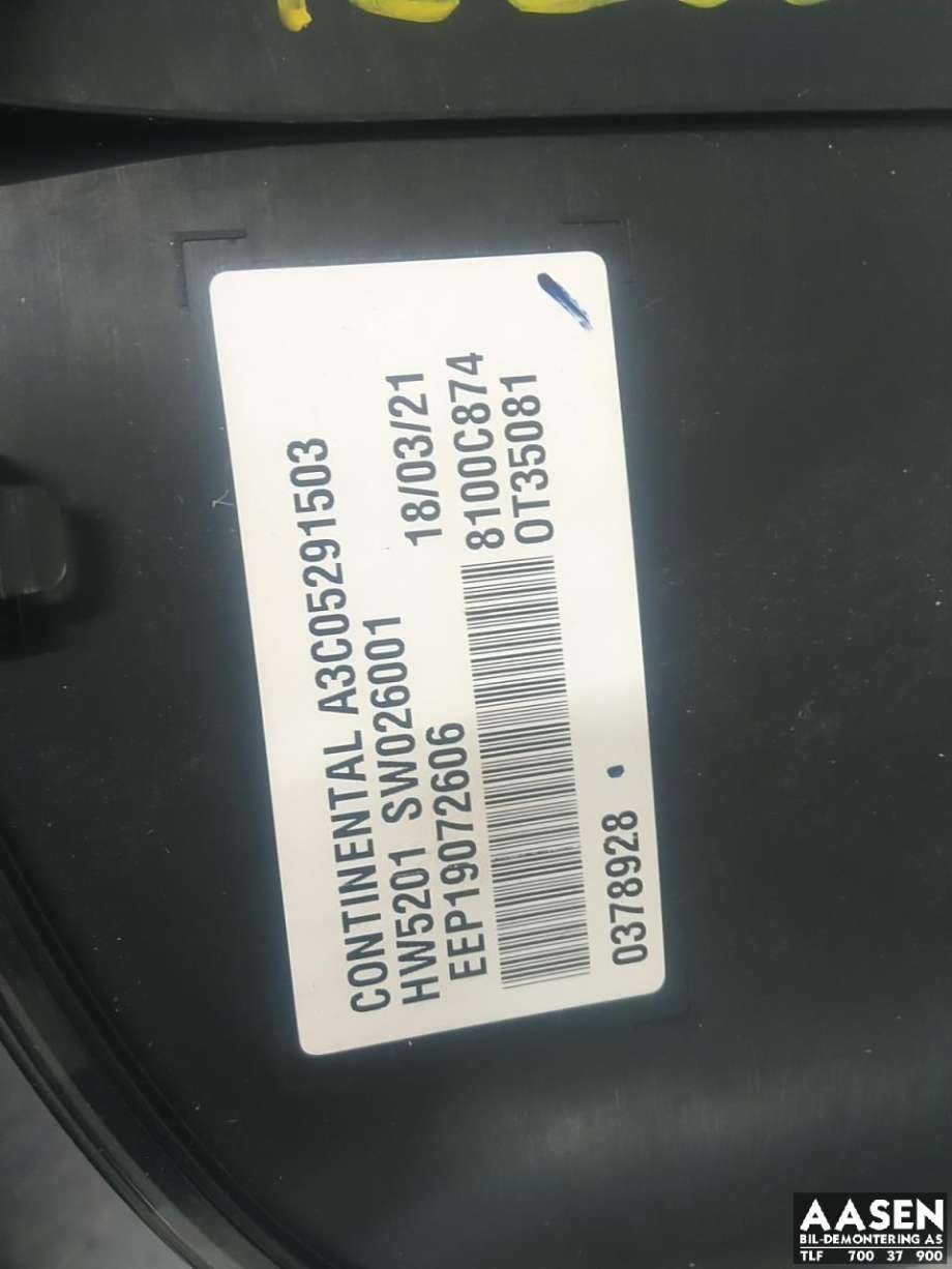 Instrumentpanel til Mitsubishi Eclipse Cross 2018-->>