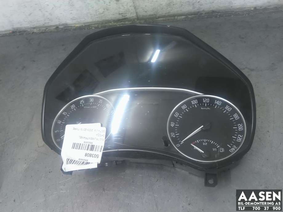 Instrumentpanel til Škoda Octavia, 2009-2013 (Type II, Fase 2)  (1Z0 920 843 G)
