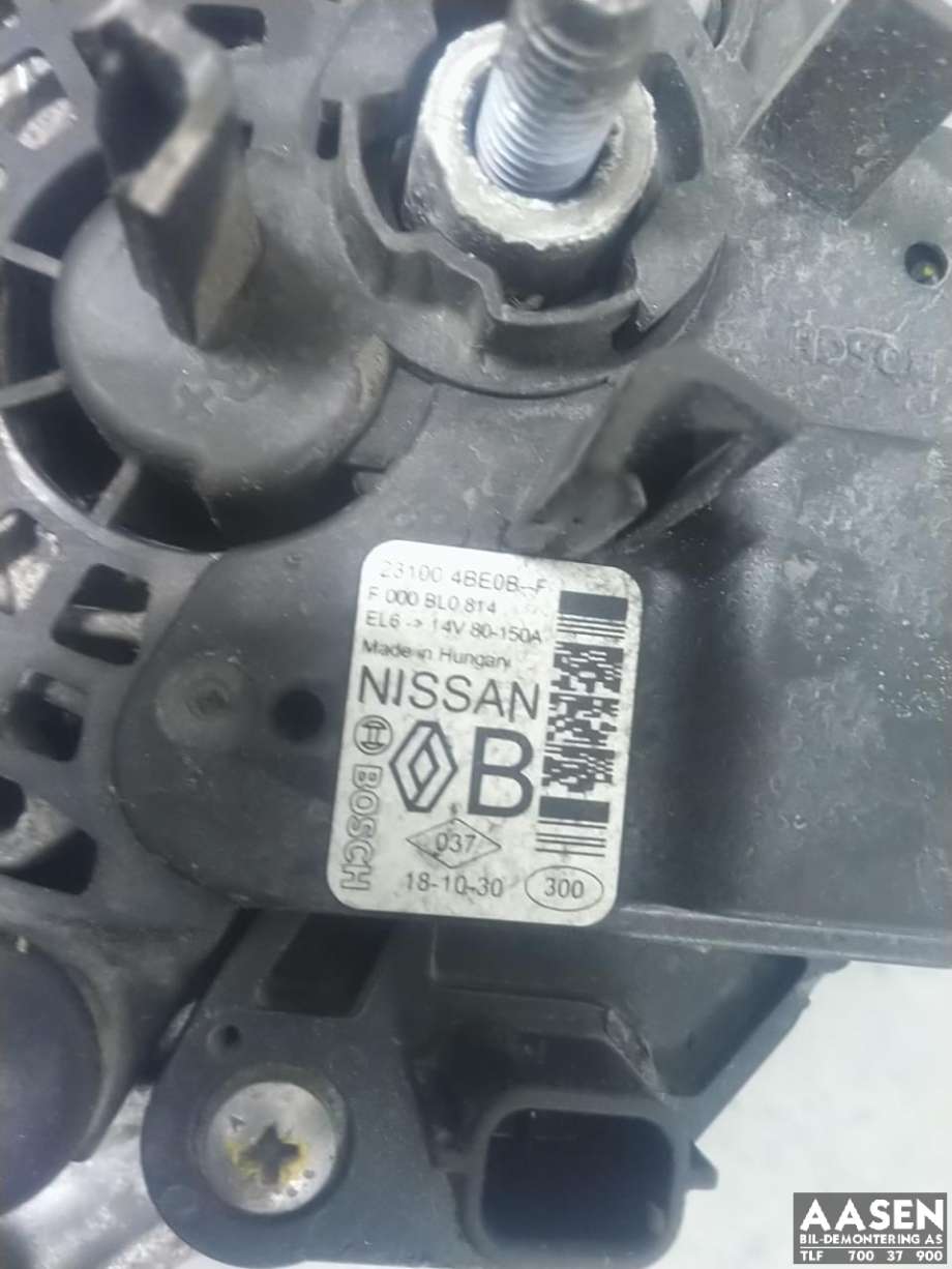 Dynamo til Nissan Qashqai 2014-2021 (Type II)  