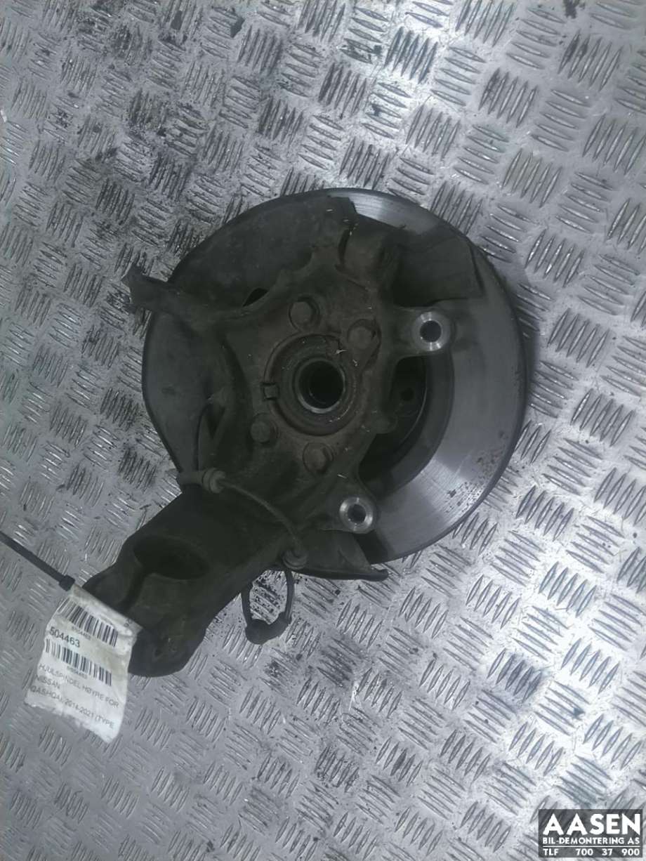 Hjulspindel høyre foran til Nissan Qashqai, 2014-2021 (Type II)  