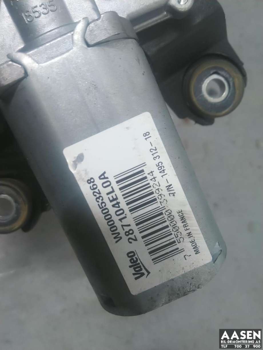Viskermotor bakrute til Nissan Qashqai 2014-2021 (Type II)  