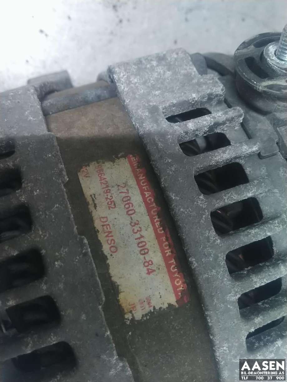 Dynamo diesel til Toyota Urban Cruiser 2009-2014  