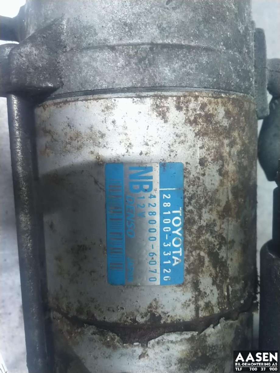 Starter diesel til Toyota Urban Cruiser 2009-2014  