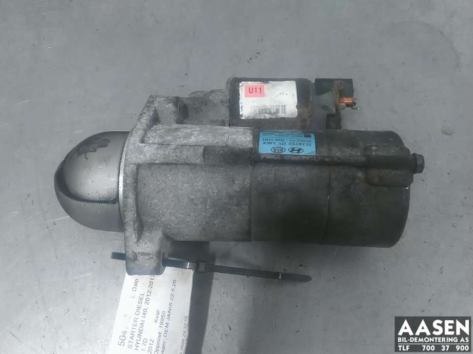 Starter diesel til Hyundai i40, 2012-2017  