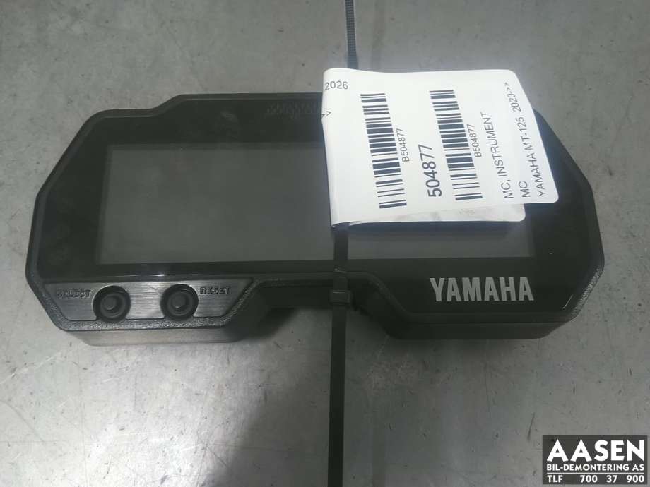 MC, Instrument til MC Yamaha MT-125, 2020-->>  