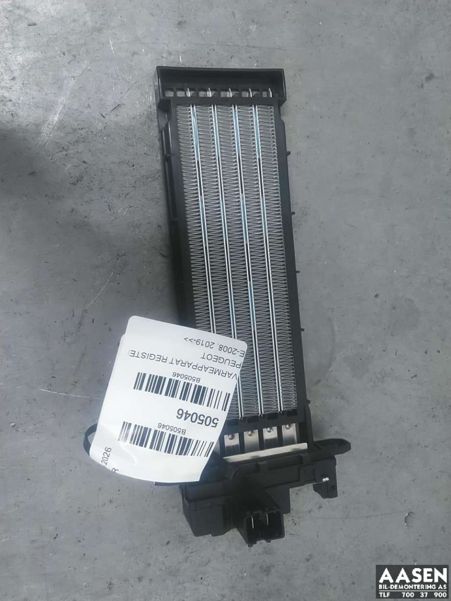 Varmeapparat register til Peugeot e-2008 2019-->>