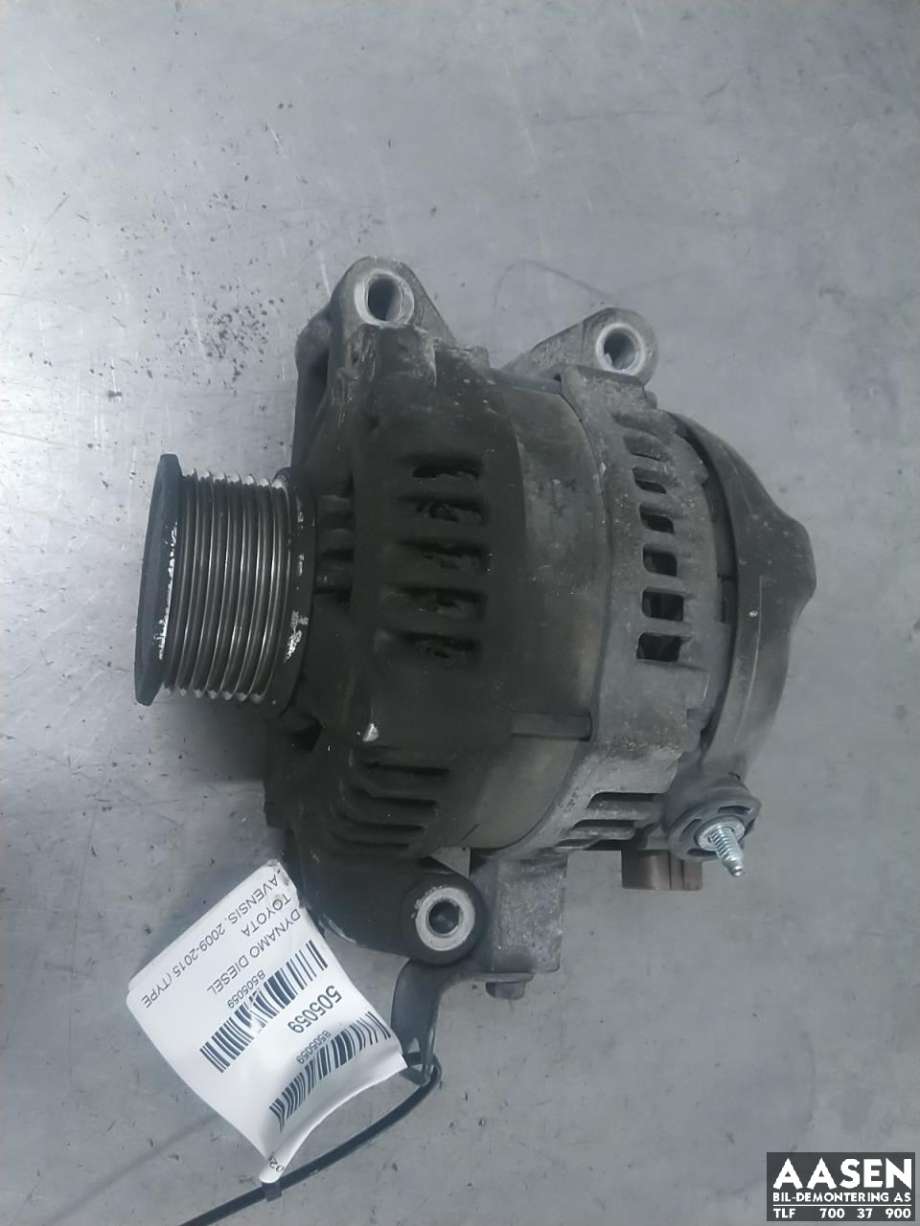 Dynamo diesel til Toyota Avensis, 2009-2015 (Type III, Fase 1)  