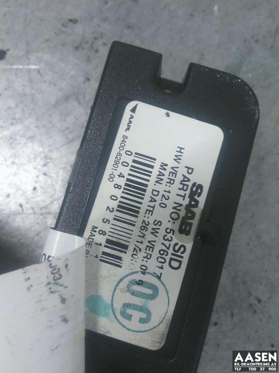 Instrument kjørecomputer til Saab 9-5 2001-2005 (Type I, Fase 2)  (5376017|)