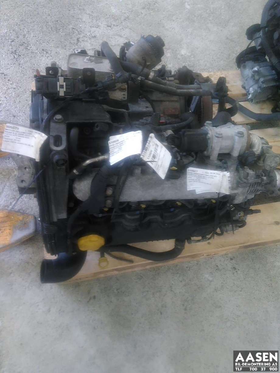 Motor delemotor til Saab 9-3, 2008-2011 (Type II, Fase 2)  (Z19DT|)