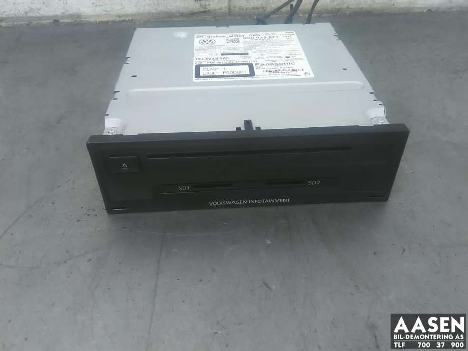 Bilstereo navigasjon spiller til VW Golf VII, 2012-2017 (Fase 1)