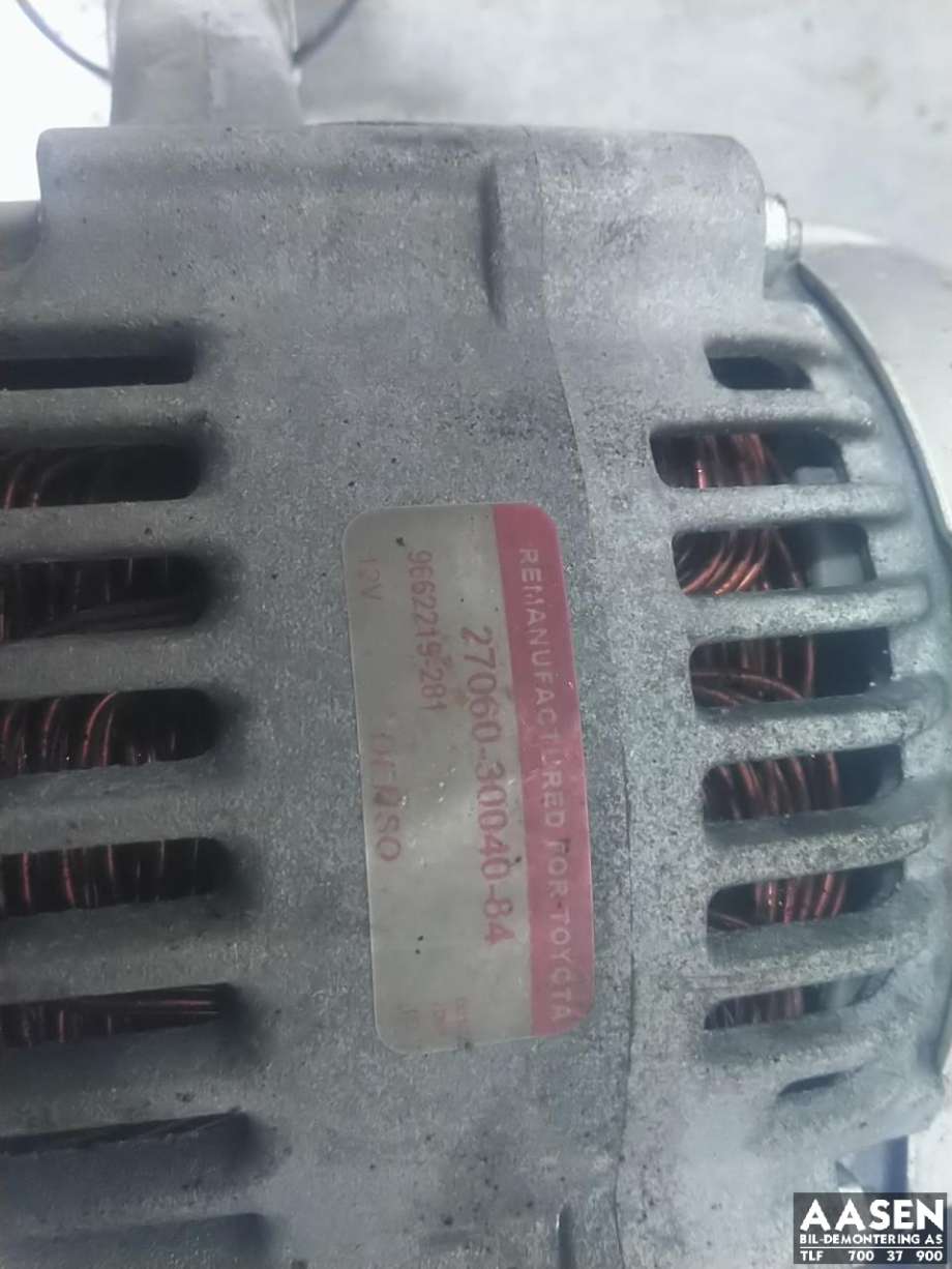 Dynamo diesel til Toyota Hiace 2001-2006 (Fase 2)